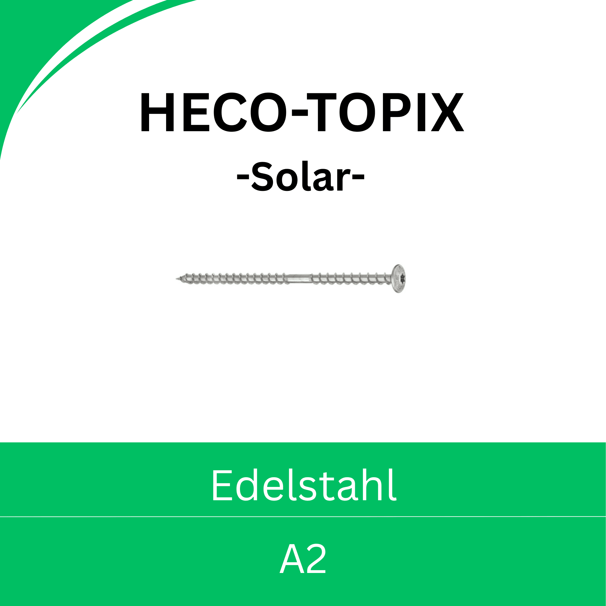 Bild von ✦ HECO-TOPIX-Solar (Edelstahl A2)